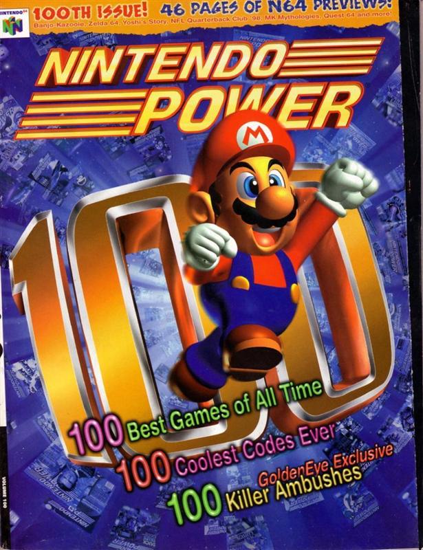 Nintendo-Power-Issue-100-Cover Issue 100 of Nintendo Power