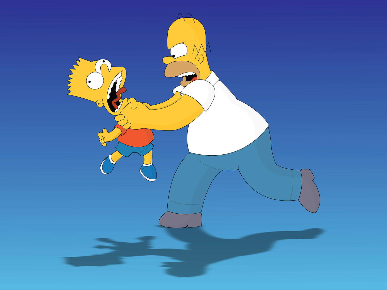 Homer Simpson and Bart Homer Simpson and Bart